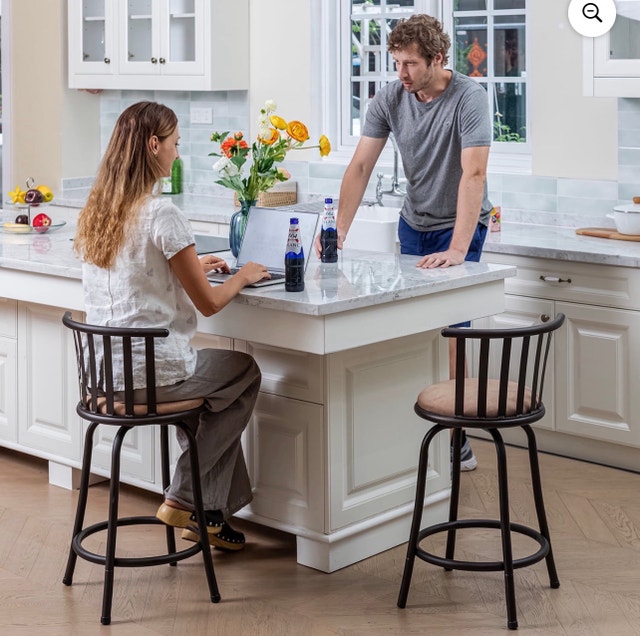 New Adjustable Height Swivel Barstool for Kitchen Island - photo 3