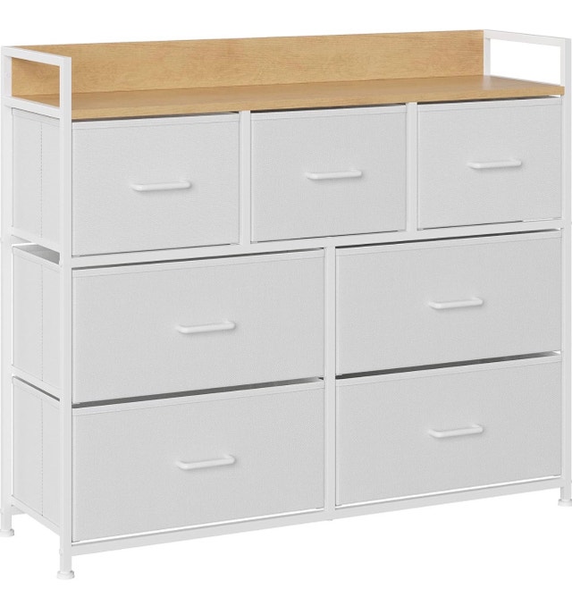 New 7-Drawer Fabric Dresser/Organizer - Model ULTS523W57