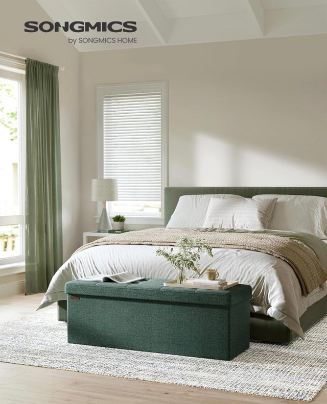 New 43" Folding Storage Ottoman Bench (ULSF077C01) - photo 2