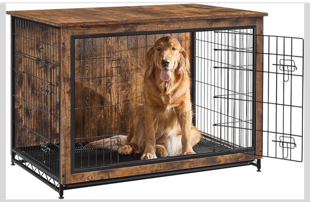 New Dog Crate Furniture / End Table - Feandrea UPFC004X01