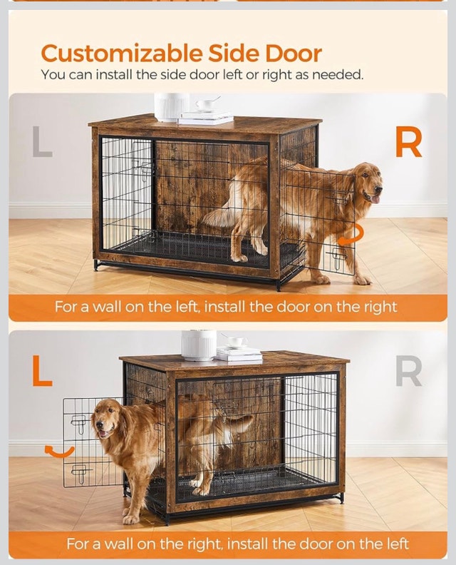 New Dog Crate Furniture / End Table - Feandrea UPFC004X01 - photo 3