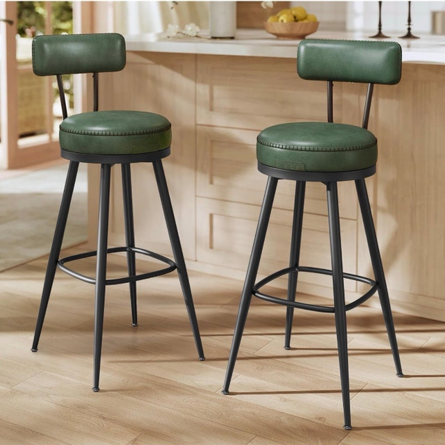 New Swivel Counter Bar Stools - Synthetic Leather