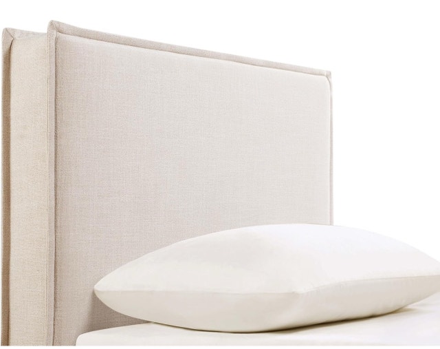 New Upholstered Panel Headboard, Foam Padding, Twin Size