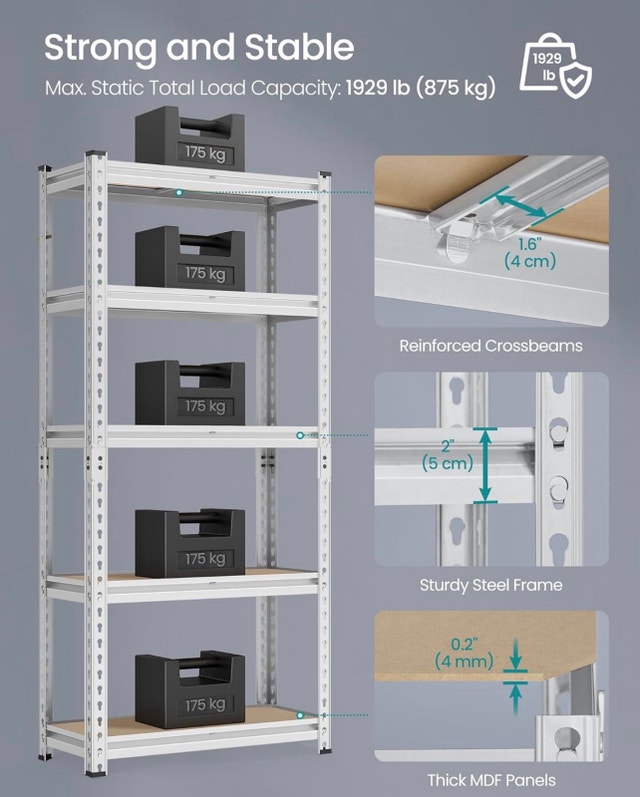 New 5-Tier Garage Storage Shelves (UGLR300E01) - photo 4