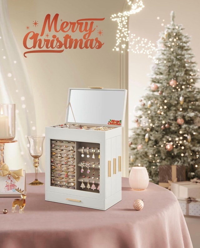 New Jewelry Organizer Box 6.1x10.3x12.6 Inches UJBC162W01 - photo 2