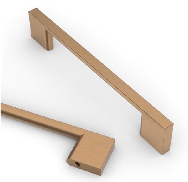 ASIDRAMA 10PK Kitchen Cabinet Pulls 6.4" Brushed Bronze