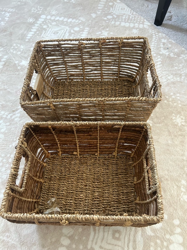 New StorageWorks Wicker Baskets - photo 2