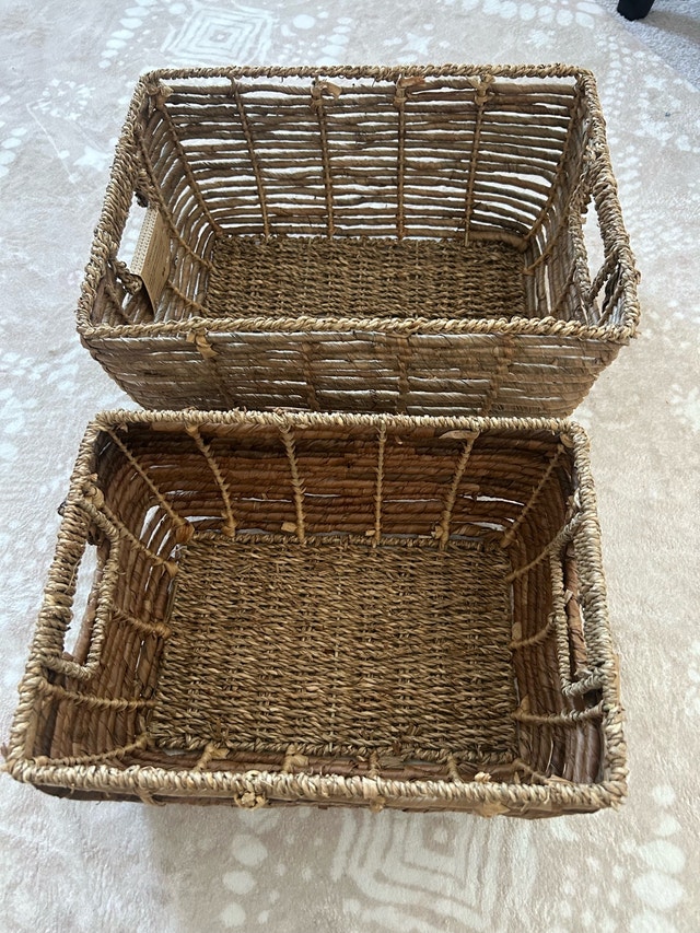 New StorageWorks Wicker Baskets - photo 3