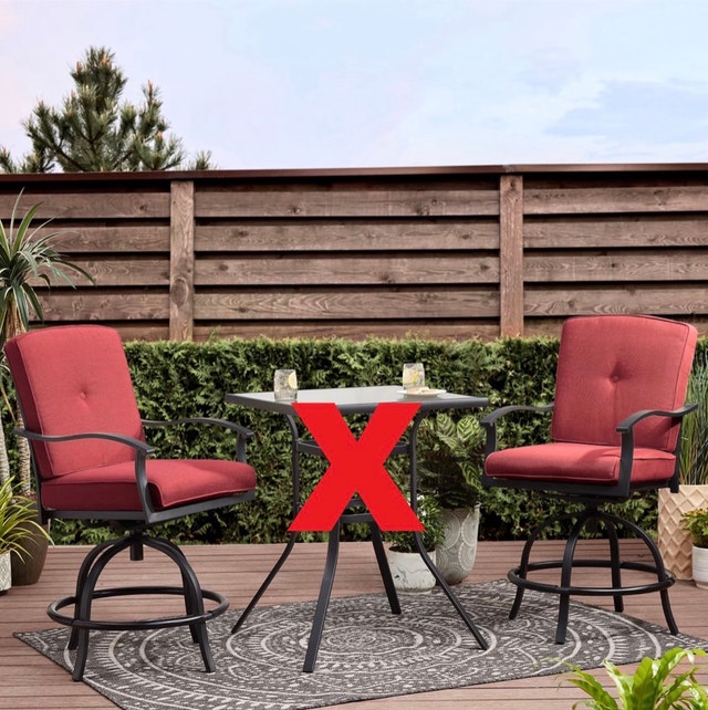 MAINSTAYS BELDEN PARK SWIVEL PATIO CHAIRS - NEW - photo 3