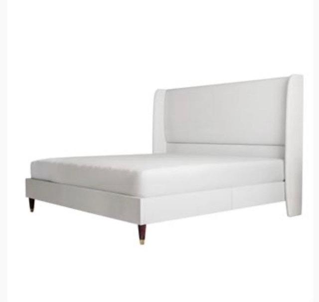 WADE LOGAN BELO QUEEN UPHOLSTRED BEDFRAME, WHITE - photo 2