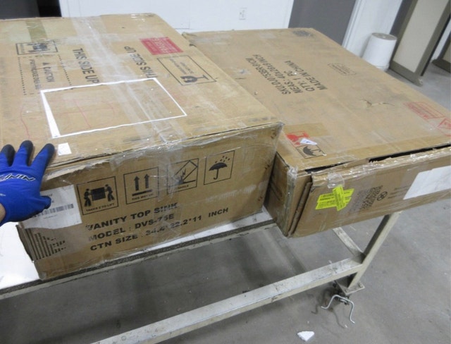 New Gracie Oaks Bathroom Vanity w/Sink, Brown - photo 3