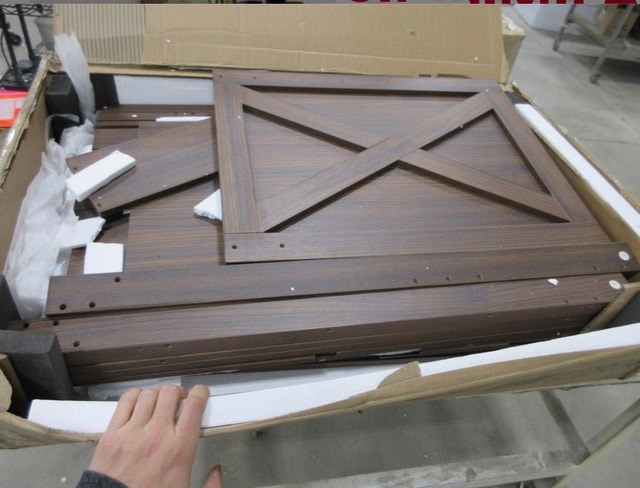 New Gracie Oaks Bathroom Vanity w/Sink, Brown - photo 4