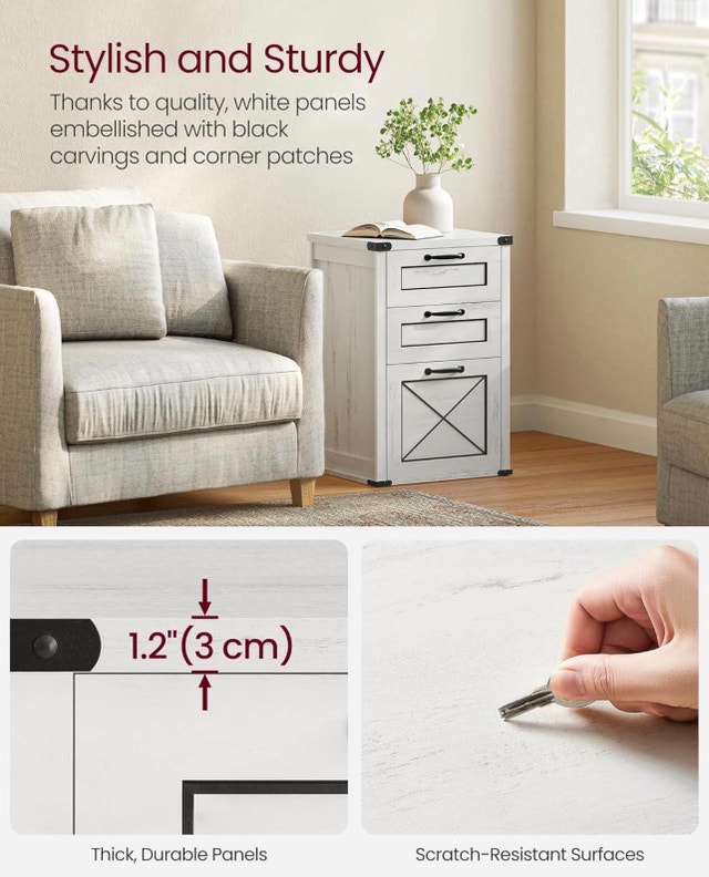 New Cabinet - Modern Farmhouse Style, 3 Drawers - photo 3