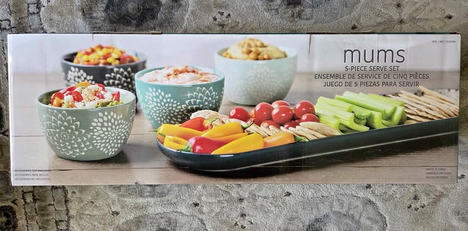 Mums 5- Piece Serving Set