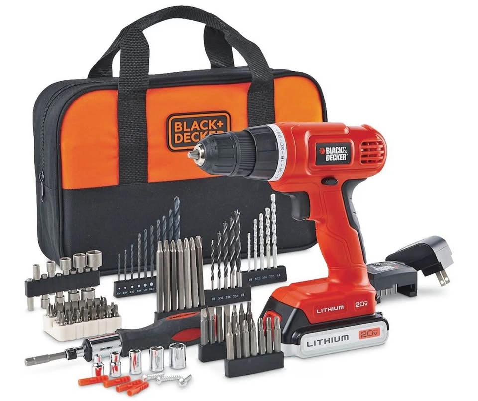 Black & Decker Cordless Drill w/ Battery & Full Accessory set - photo 2