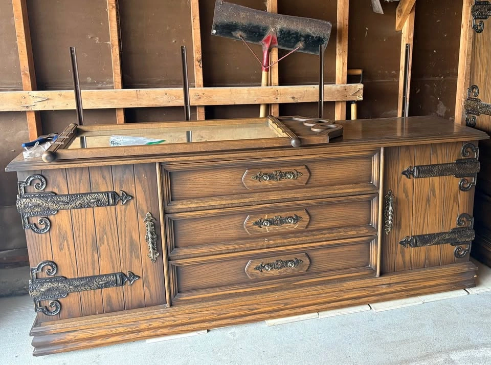 Vallières Solid Wood Dresser - 1960s - photo 2