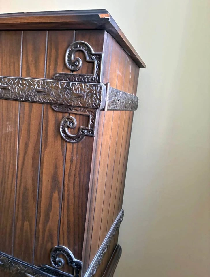 Vallières Solid Wood Armoire - 1960s - photo 5