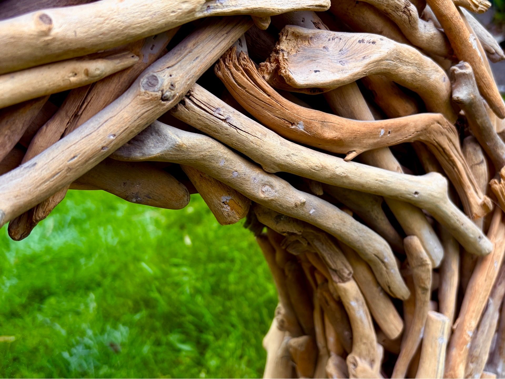 Large Driftwood Decorative Mirror - photo 2