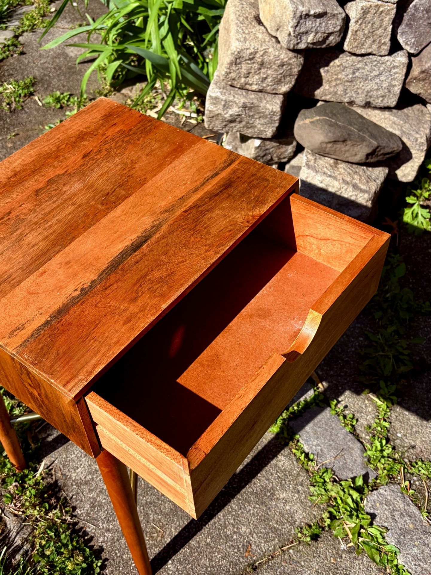 Nightstand with drawer - photo 2