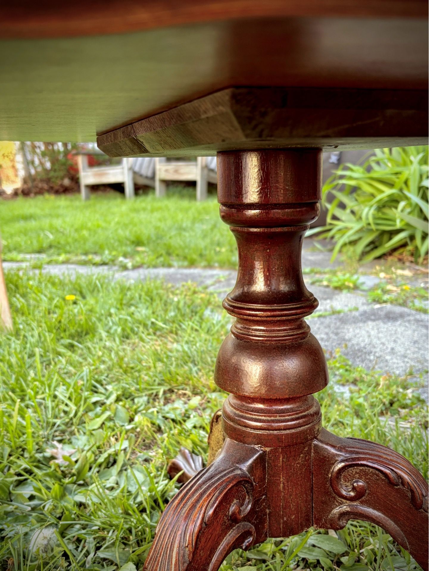 Antique side table - photo 3