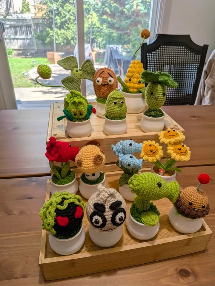 Plants VS Zombies Crochet Pot - photo 2
