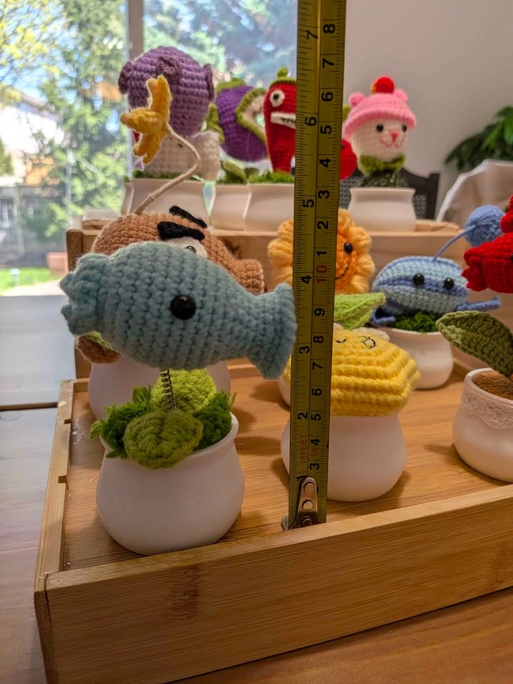 Plants VS Zombies Crochet Pot - photo 4