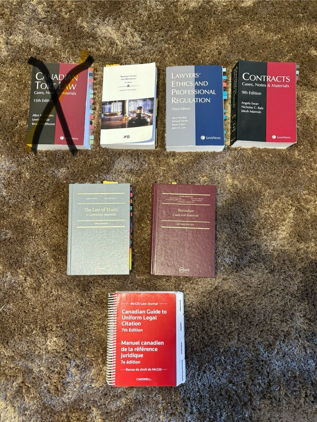 Law books / Livres de droit
