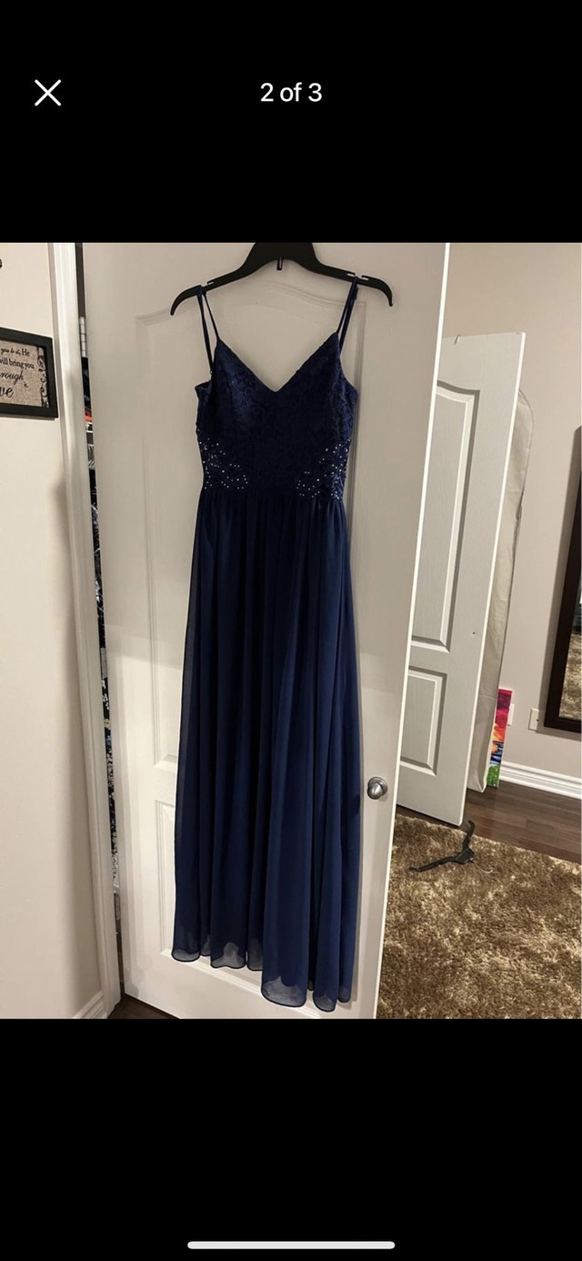 Navy Blue Dress - Size 7