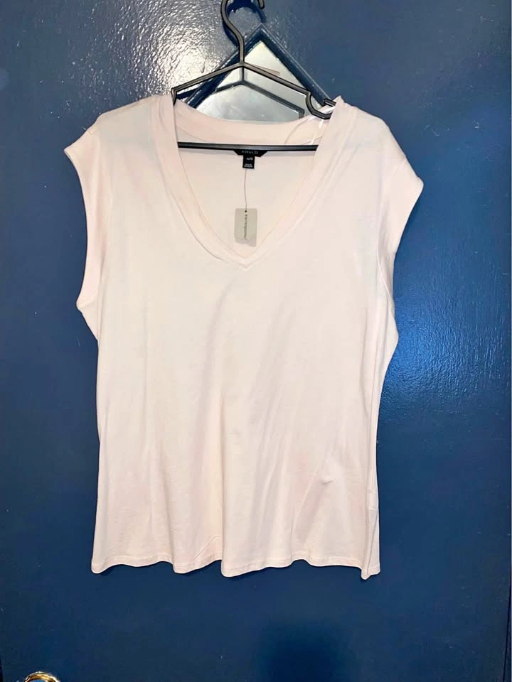 Pale pink clear RW&CO shirt