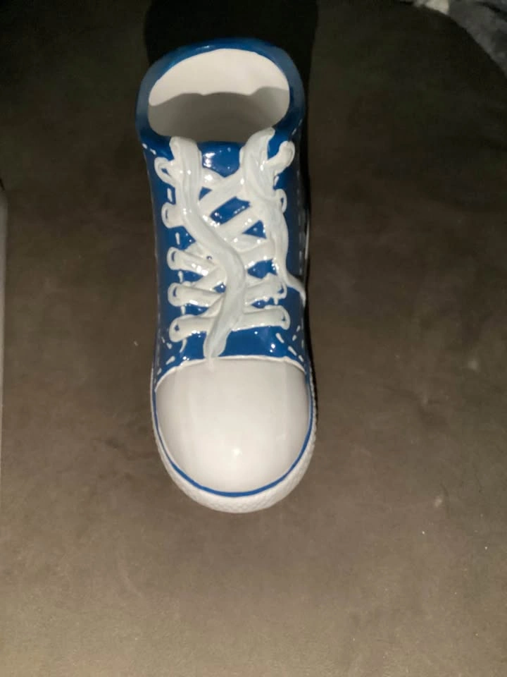 Blue shoe planter - photo 3