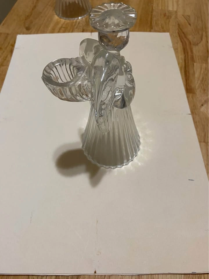 Set of 2 Angel Tapered Candle Holders - photo 3