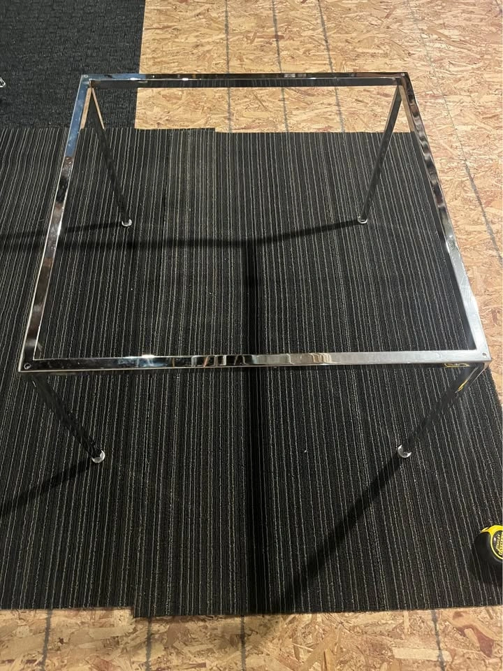 Mid Century Modern Steel Case Chrome Frame Coffee Table - photo 4