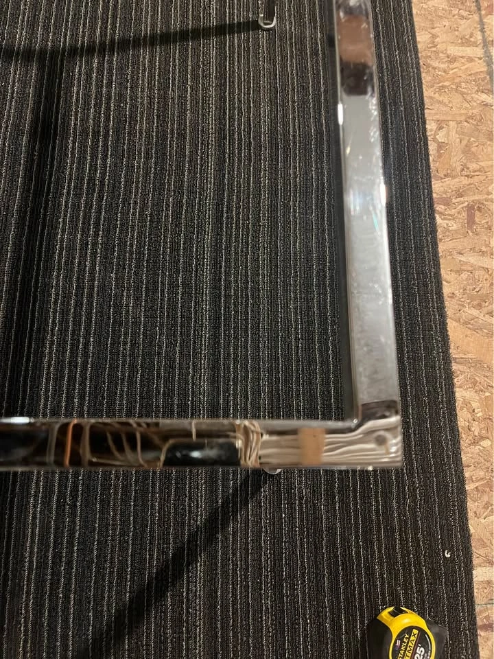 Mid Century Modern Steel Case Chrome Frame Coffee Table - photo 5