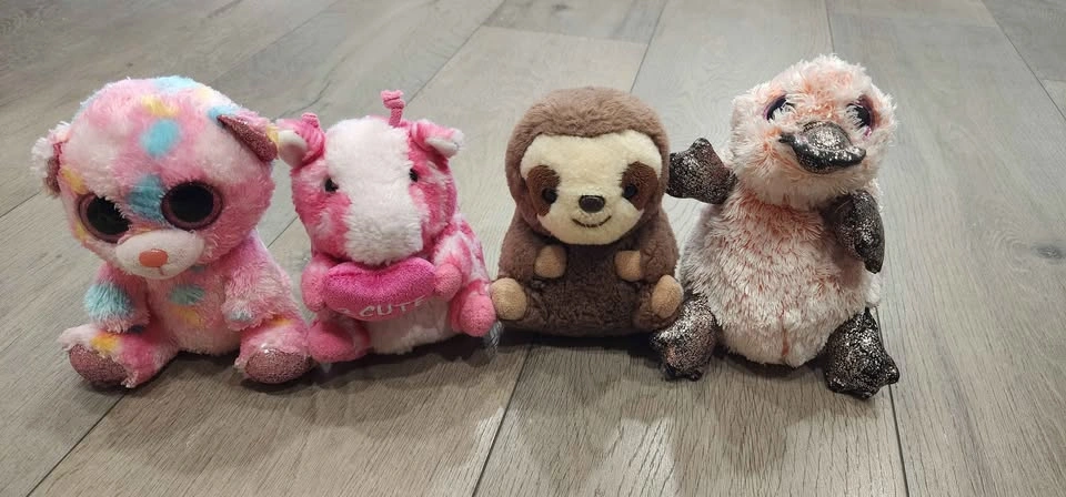 Adorable Plush Toy Bundle – Cute Animals & Teddy Bears 🧸🐥🐢🦖 - photo 2