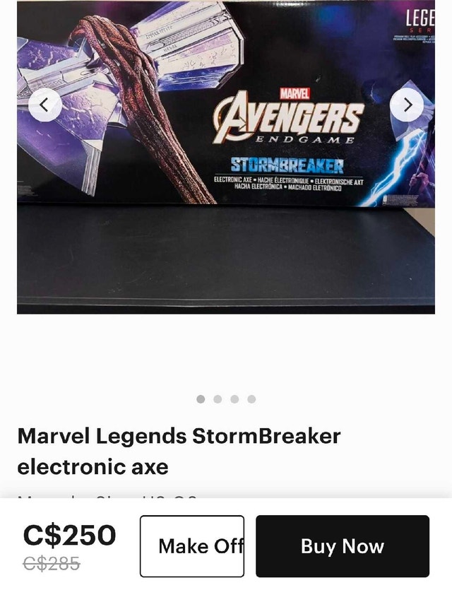 Marvel Legends Stormbreaker Axe