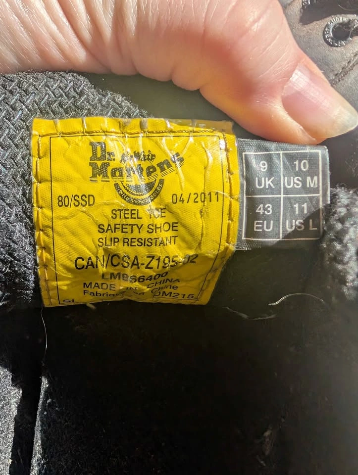 Dr. Martens Industrial Steel Toe Work Shoes US M 10 / US L 11 - photo 3