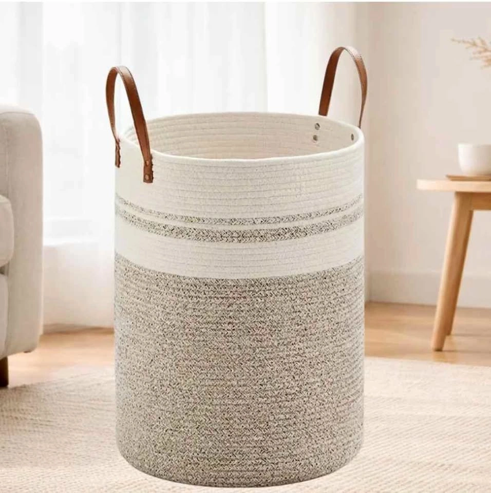 Storage basket 30L cotton rope