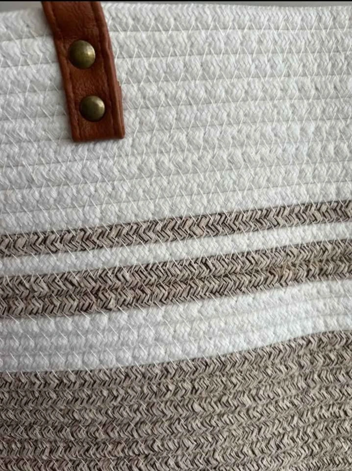 Storage basket 30L cotton rope - photo 2