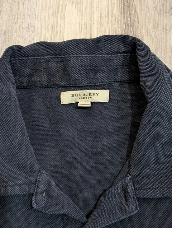 Burberry Black Men's Polo - Size Small - photo 2