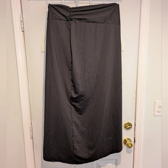 SKIMS Swim Sarong Maxi Skirt Onyx Black - Size 4X - photo 2