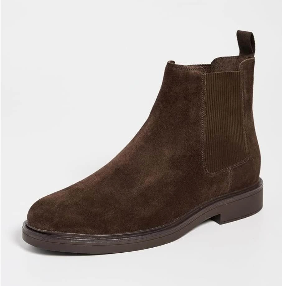New SIZE 10 Vince Erik Chelsea Boot Suede + Dr. Scholls Insoles - photo 2