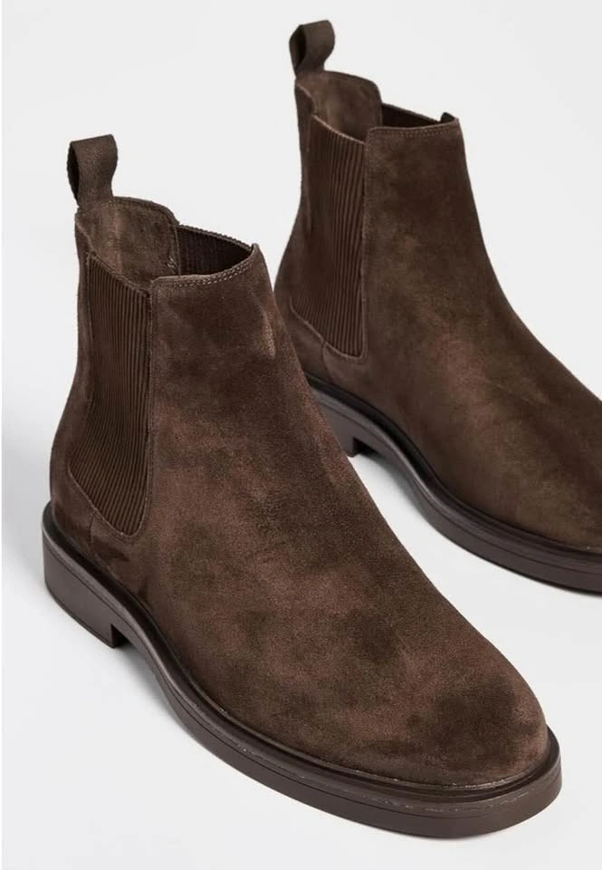 New SIZE 10 Vince Erik Chelsea Boot Suede + Dr. Scholls Insoles - photo 4