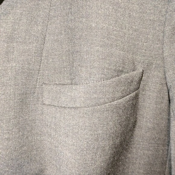 Talula Dark Gray Women's Blazer with Gold Buttons - Size 2 - photo 5