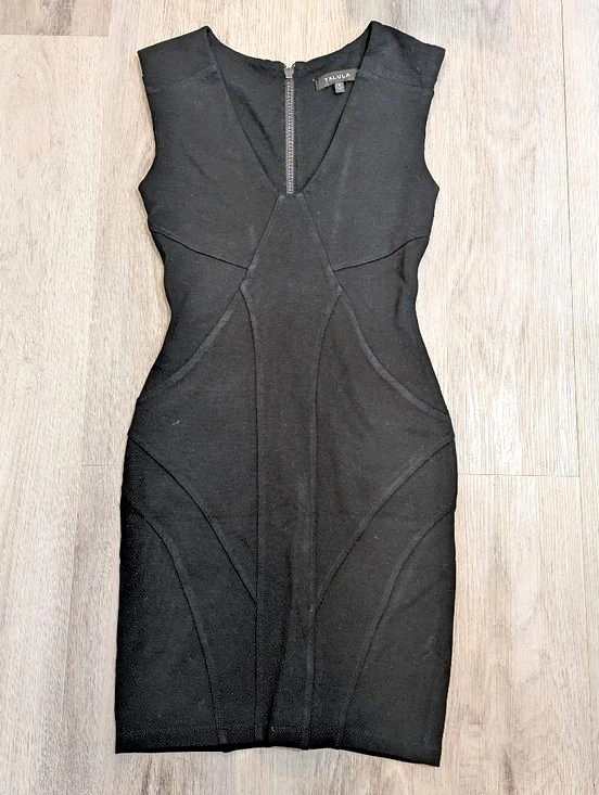 Talula by Aritzia Black Bodycon Mini Dress – Size 2