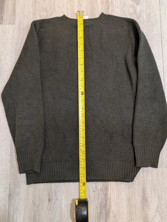 Gran Sasso 100% Virgin Wool Sweater - Olive Green - L - photo 5