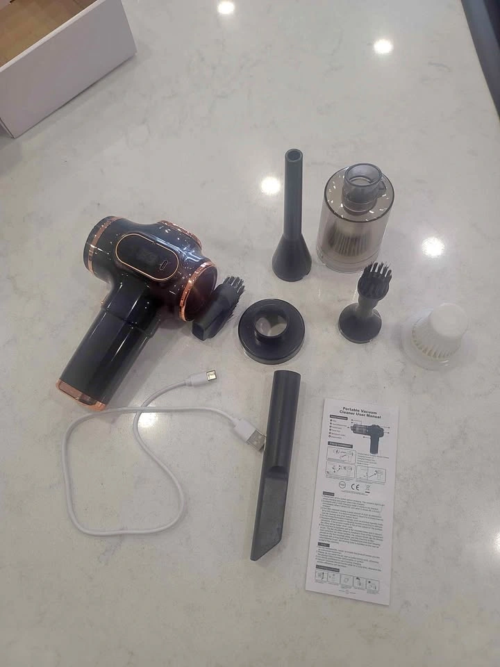 Cordless Handheld Vacuum Cleaner – With Attachments