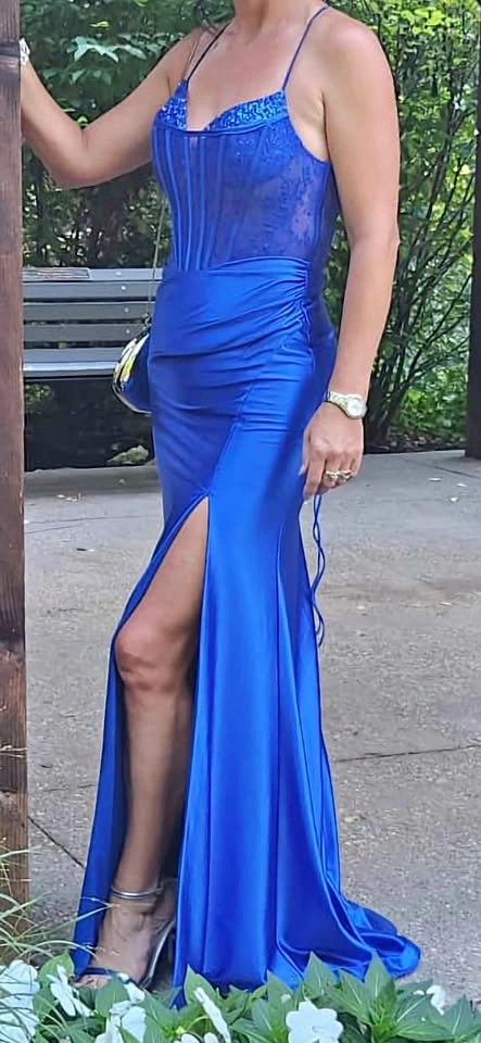 Royal Blue Dress, Size 6 (Laura) (S/M)