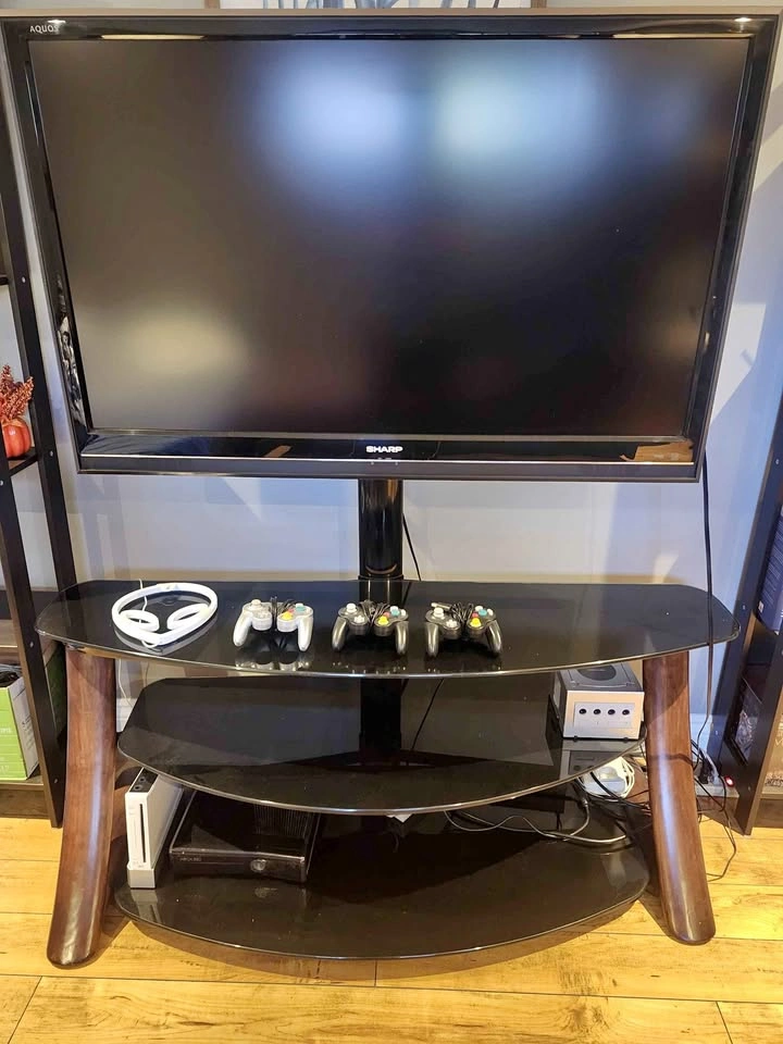 Sharp Aquos TV with Fire Stick (Smart TV) and Stand
