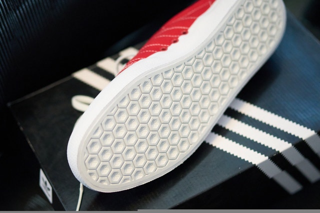 Red Adidas Canvas Skate Shoes - Size 8 - photo 3
