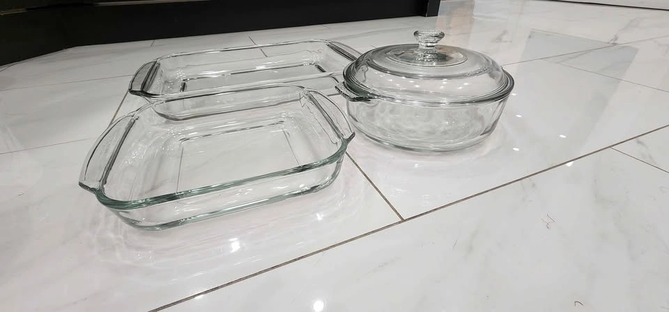 3-Piece Glass Bakeware Set - photo 3